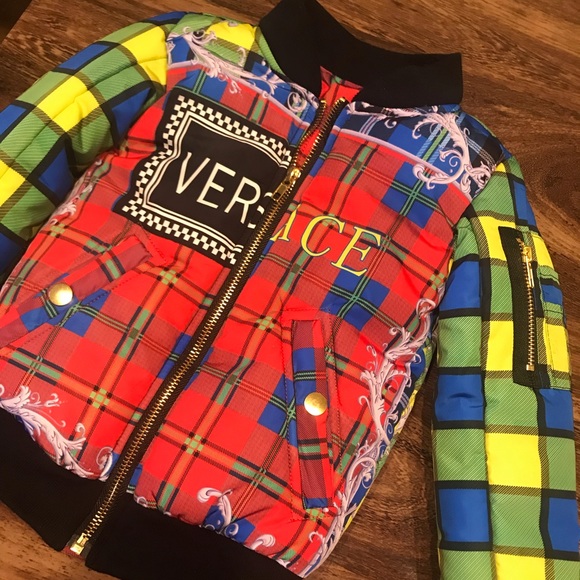 boys versace coat